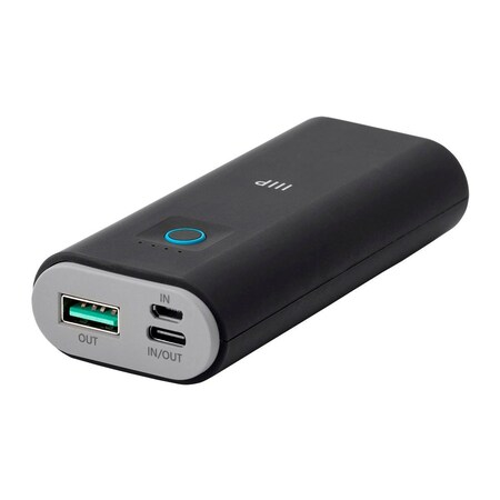 Monoprice Obsidian Speed Plus Power Bank USB Charger_ 6_700mAh_ 2-Port_ Up to 3A 38185